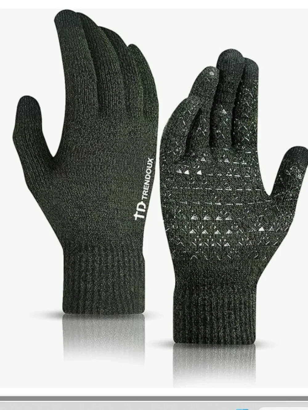 TRENDOUX Winter Gloves for Men Women - Upgraded Touch Screen Cold Weather Therma